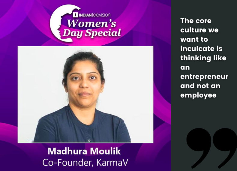 IndianTelevision featured Madhura Moulik on IWD 2023